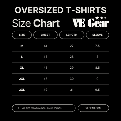 VE Gear Limited Edition ”SIGNATURE” Bronze and Black Oversized T-shirt_img_1