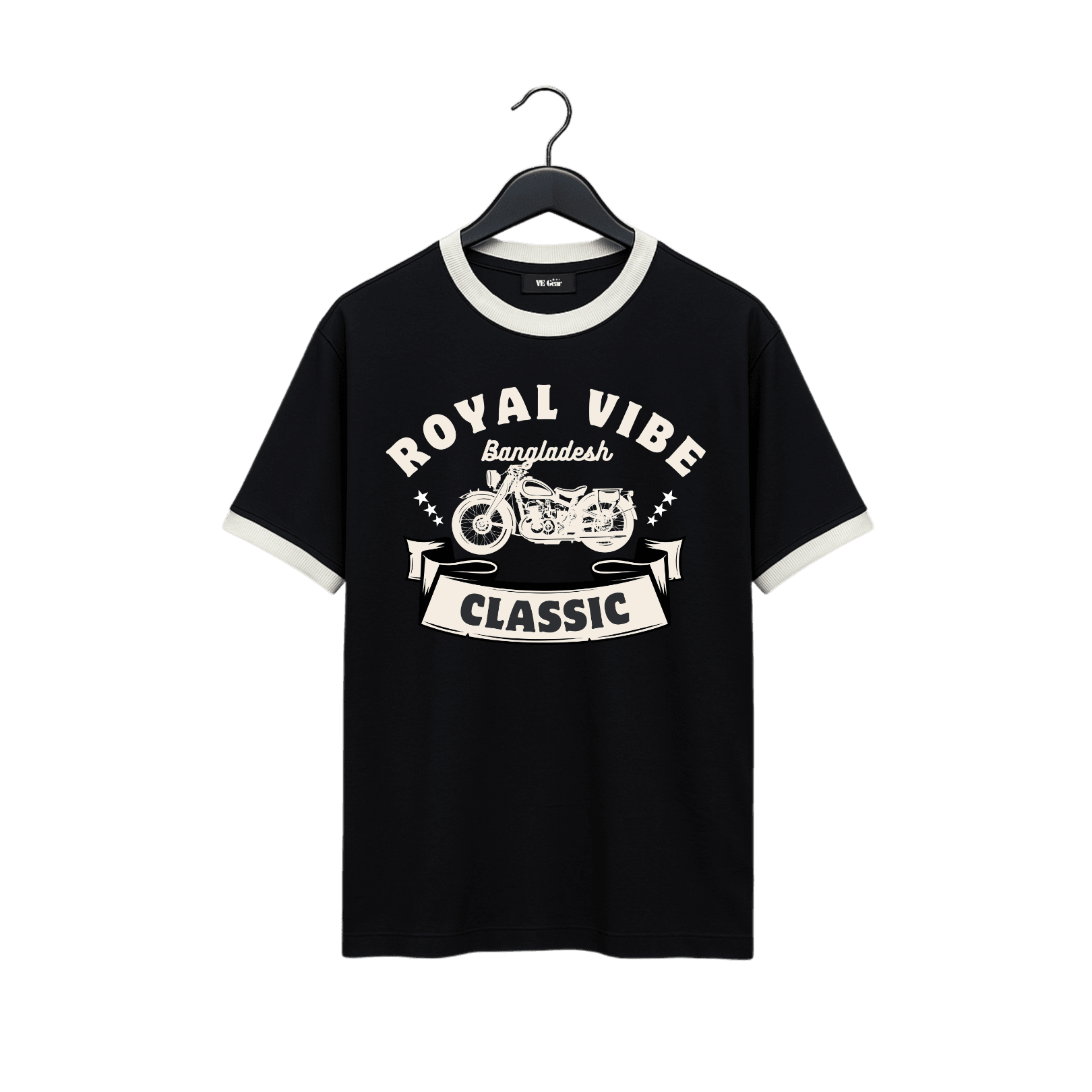 VE Gear “CLASSIC” Black and white Oversized T-shirt