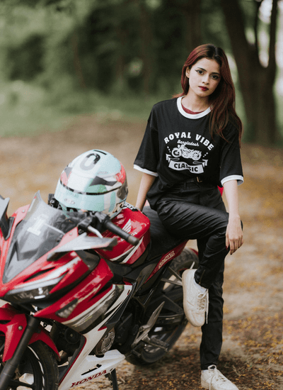 VE Gear “CLASSIC” Black and white Oversized T-shirt_img_6