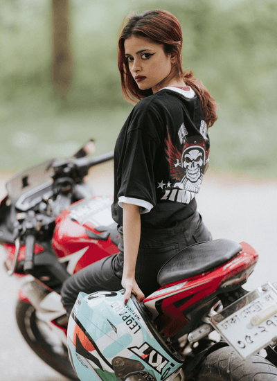 VE Gear “LIMITLESS” Black and white Oversized T-shirt_img_5