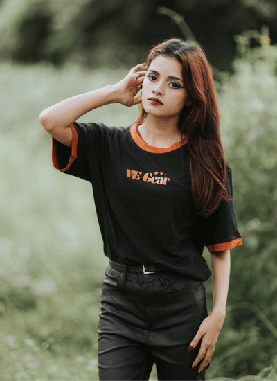VE Gear Limited Edition “SIGNATURE” Black and Bronze Oversized T-shirt_img_2