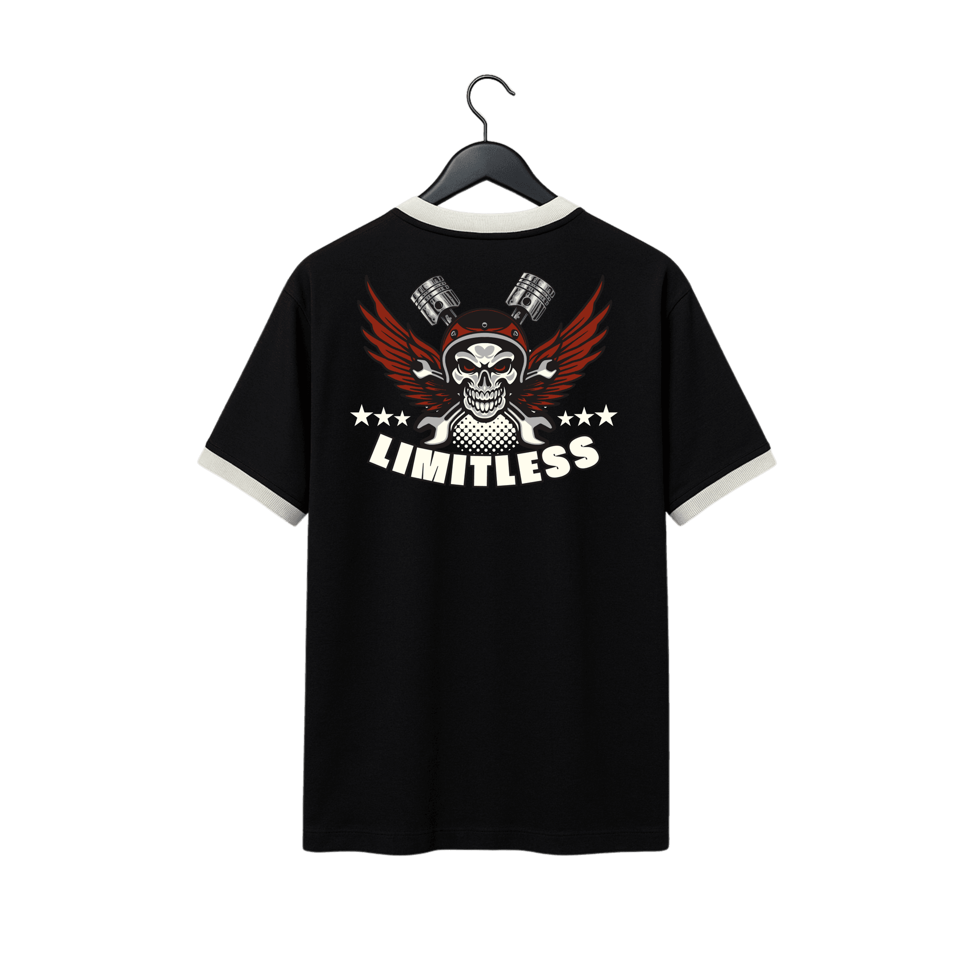 VE Gear “LIMITLESS” Black and white Oversized T-shirt