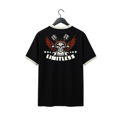 VE Gear “LIMITLESS” Black and white Oversized T-shirt_img_0