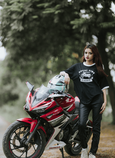 VE Gear “CLASSIC” Black and white Oversized T-shirt_img_3